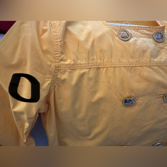 Michael Kors Bright Double-breasted Lightweight Jacket - Size L - Picture 14 of 15